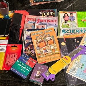 Studies, Games and Book Bundle with desk Supplies
